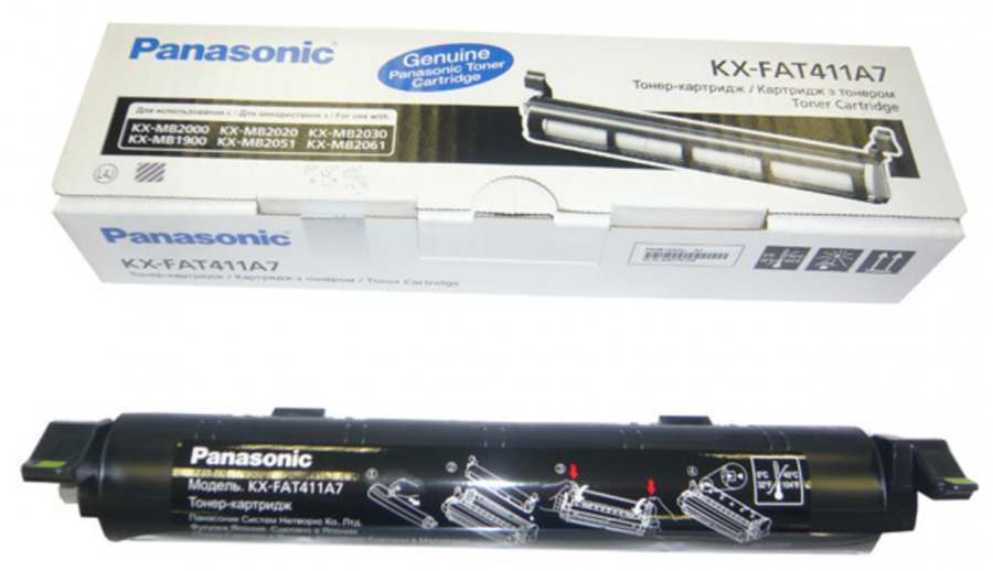 заправка картриджа panasonic kx-fat411a7