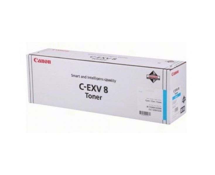 заправка картриджа canon c-exv8c (7628a002)