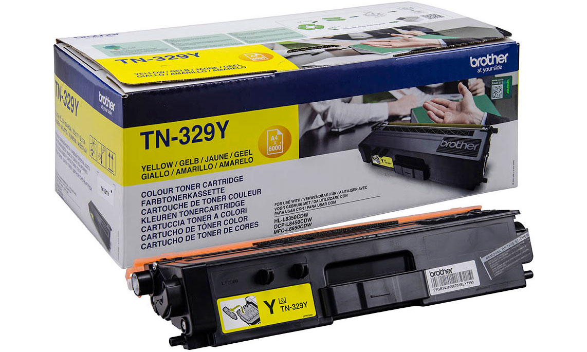 заправка картриджа brother tn-329y