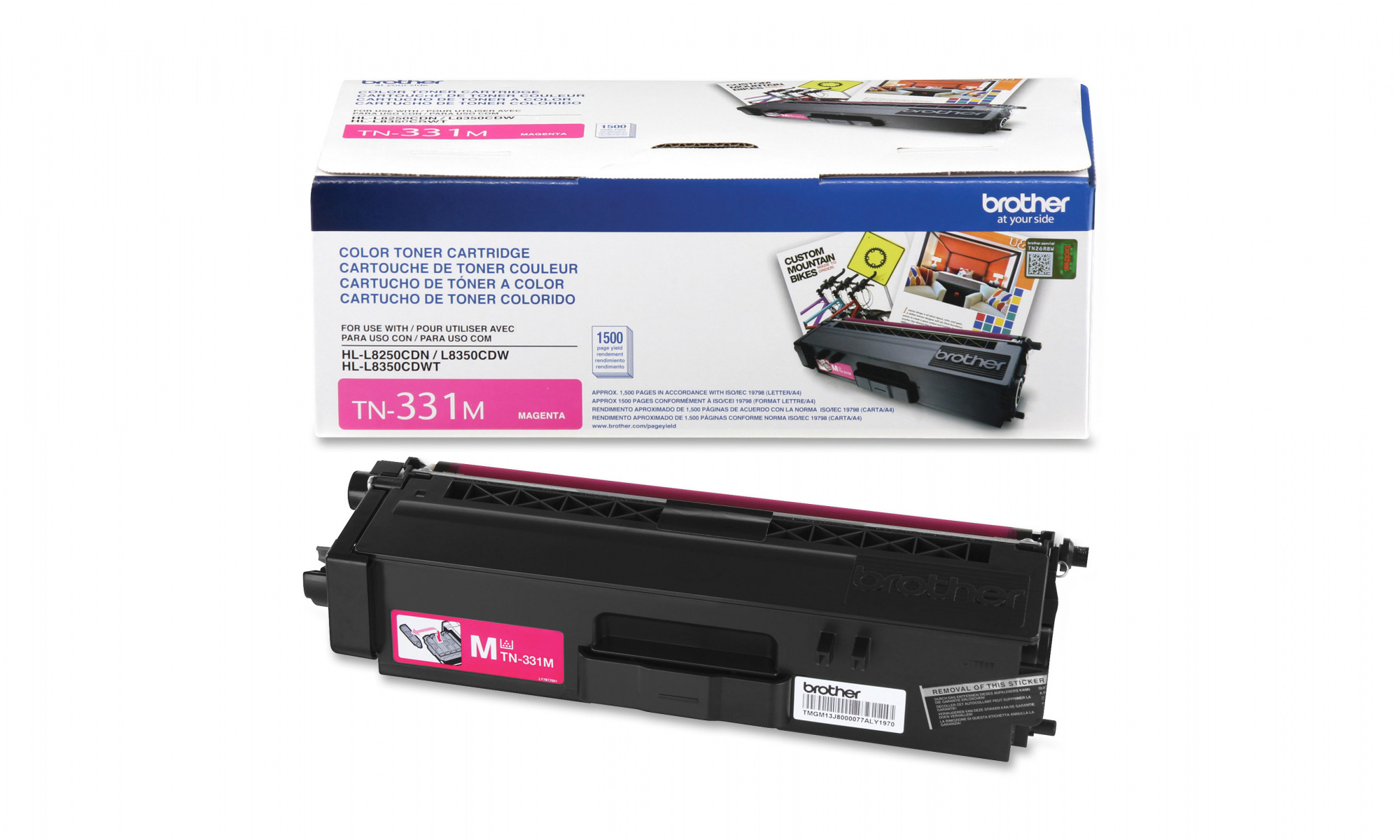 заправка картриджа brother tn-331m