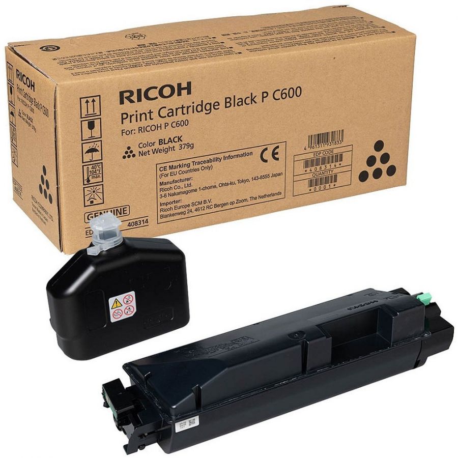 картридж ricoh print cartridge black p c600 (408314)