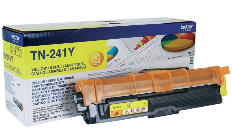 заправка картриджа brother tn-241y