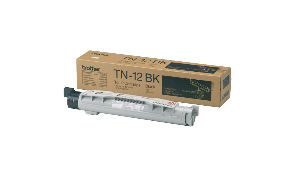 заправка картриджа brother tn-12bk