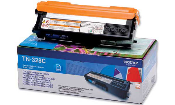 заправка картриджа brother tn-328c